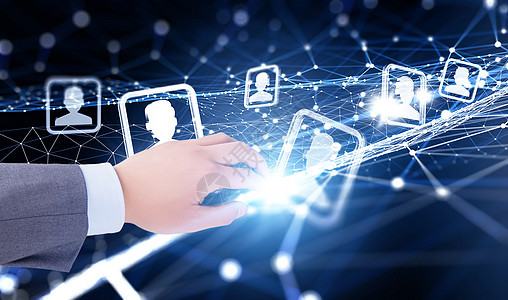 手指點(diǎn)擊網(wǎng)絡(luò)科技 連接未來(lái)，驅(qū)動(dòng)創(chuàng)新